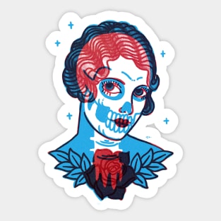 Lady Rose X-Ray Flash Sticker